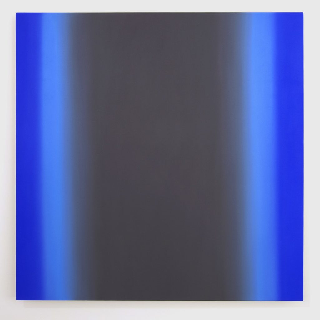 Blue Gray, Gray Series, 2022, oil on canvas on beveled stretcher, 48 x 48 x 2.5 inches Blue Gray, Gray Series, 2022, oil on canvas on beveled stretcher, 48 x 48 x 2.5 inches